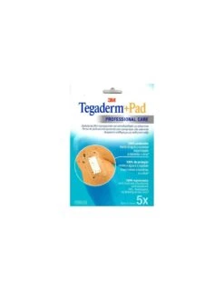 3M TEGADERM + PAD APOSITO TRANSPARENTE 10 X 9 CM 5 UNIDADES