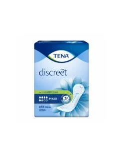 TENA DISCREET MAXI ABSORBENTE 12 UNIDADES