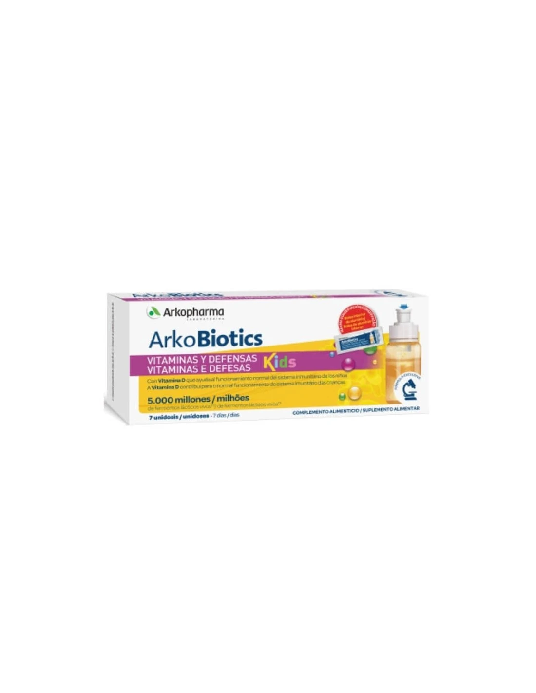 ARKOBIOTICS VITAMINAS Y DEFENSAS NIÑOS 7 UNIDOSI 1 ARKOBIOTICS VITAMINAS Y DEFENSAS NIÑOS 7 UNIDOSI