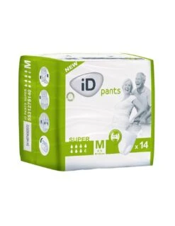 BRAGA PAÑAL INCONTINENCIA ORINA ID INTIME PANTS SUPER TALLA M 12 UNIDADES