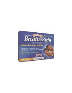 BREATHE RIGHT TIRAS NASALES PÑA/MED 10 UNIDADES