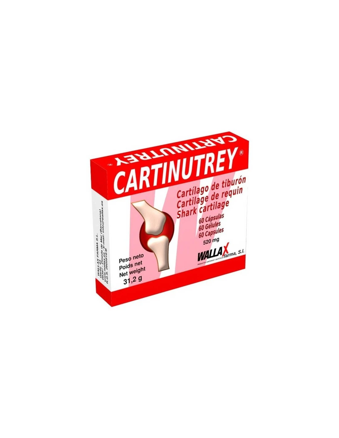CARTINUTREY CARTILAGO TIBURON 60 CAPSULAS 1 CARTINUTREY CARTILAGO TIBURON 60 CAPSULAS