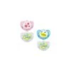 CHUPETE SILICONA NUK 0 - 6 MESES LIMITED EDITION FRUITS DAY&NIGHT 2 UNIDADES