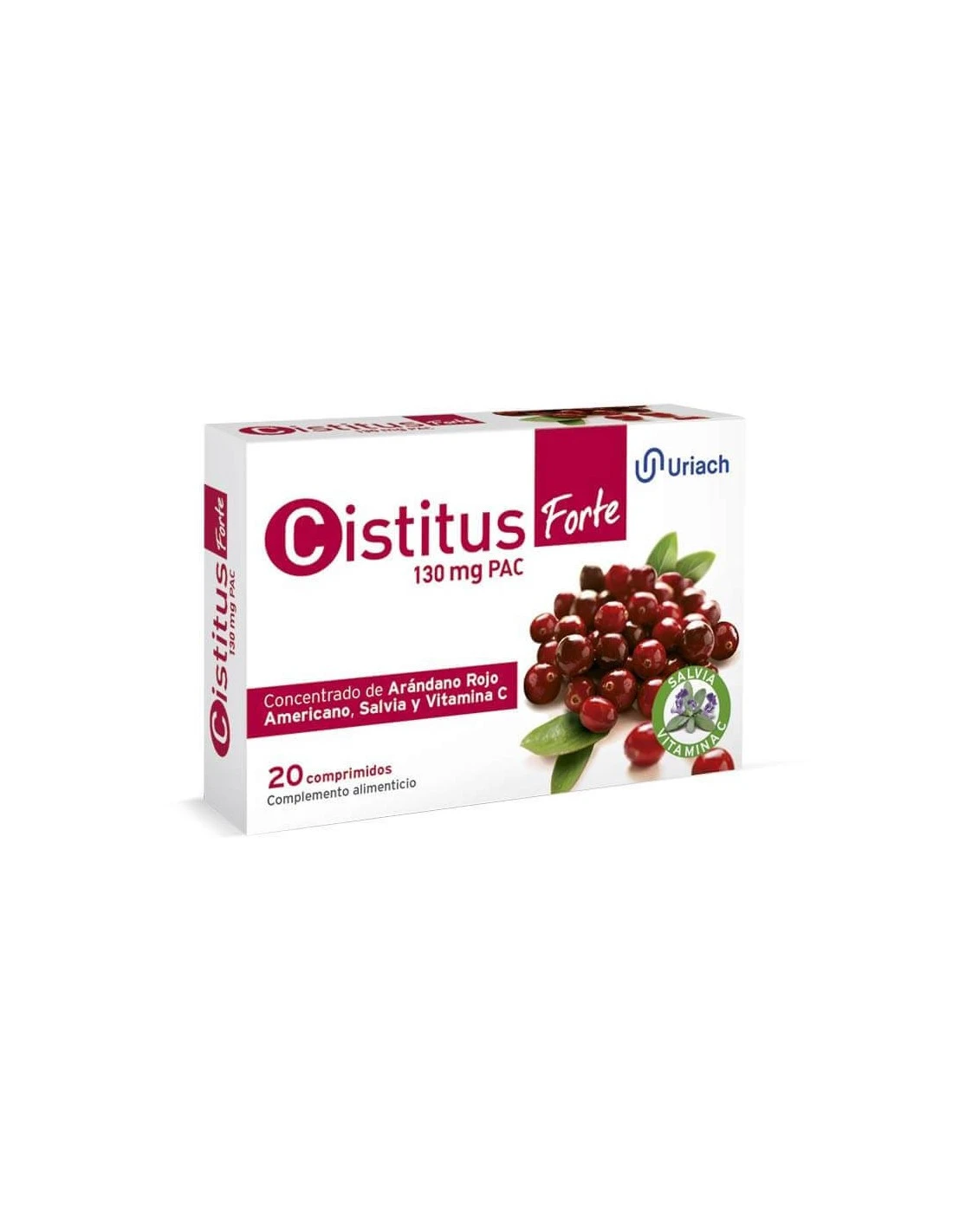 CISTITUS FORTE 130 MG PAC 20 COMPRIMIDOS 1 CISTITUS FORTE 130 MG PAC 20 COMPRIMIDOS