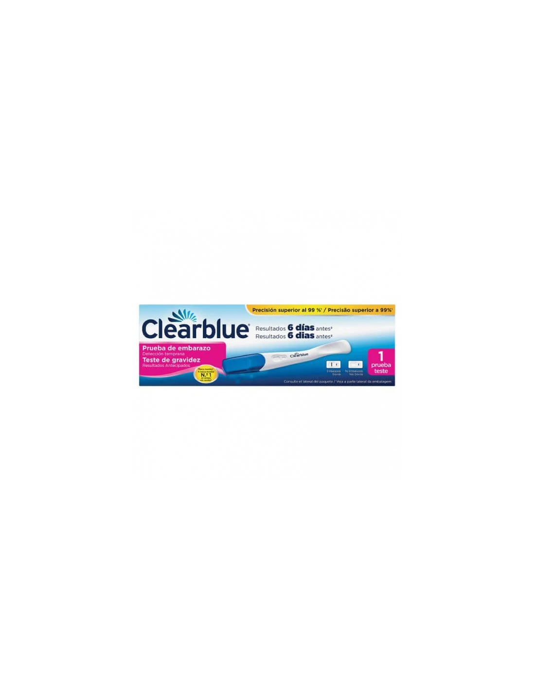 CLEARBLUE EARLY TEST DETECCION 6 DIAS ANTES 1 CLEARBLUE EARLY TEST DETECCION 6 DIAS ANTES