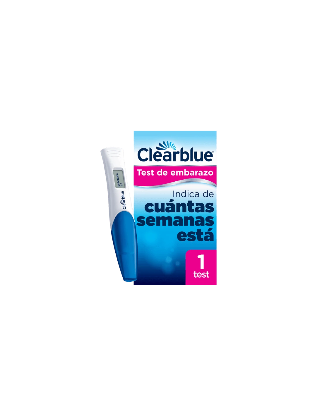 CLEARBLUE TEST EMBARAZO DIGITAL 1 CLEARBLUE TEST EMBARAZO DIGITAL