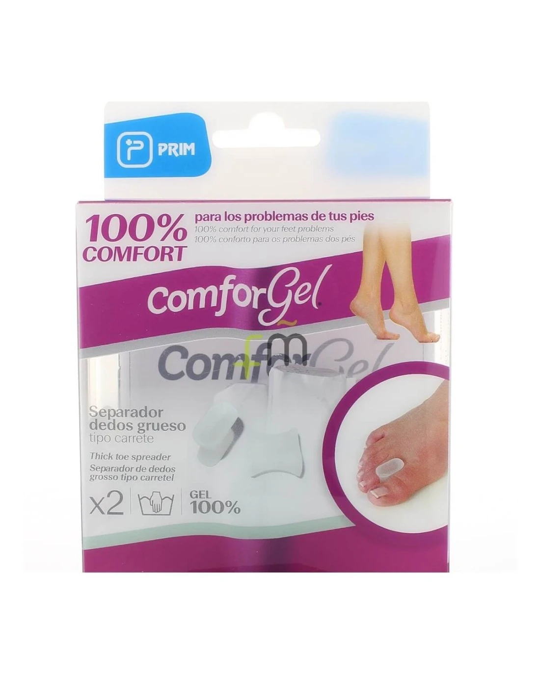 COMFORGEL SEPARADEDOS EN CARRETE GRUESO TALLA L 1 COMFORGEL SEPARADEDOS EN CARRETE GRUESO TALLA L