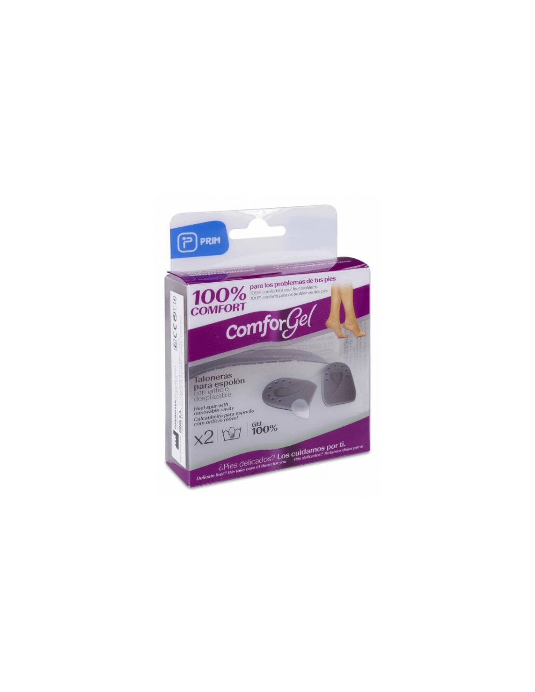 COMFORGEL TALONERA ESPOLON CON ORIFICIO DESPLAZABLE TALLA S / M 1 COMFORGEL TALONERA ESPOLON CON ORIFICIO DESPLAZABLE TALLA S / M