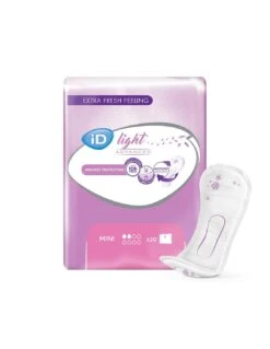 COMPRESA INCONTINENCIA ORINA LIGERA ID LIGHT ADVANCED MINI 20 UNIDADES