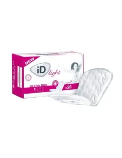 COMPRESA INCONTINENCIA ORINA LIGERA ID LIGHT ADVANCED ULTRA MINI 28 UNIDADES