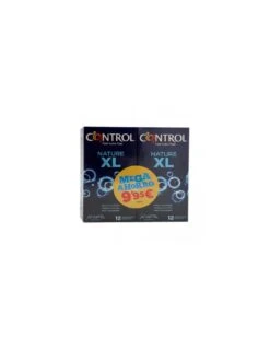 CONTROL NATURE XL PRESERVATIVOS PACK AHORRO 2X12