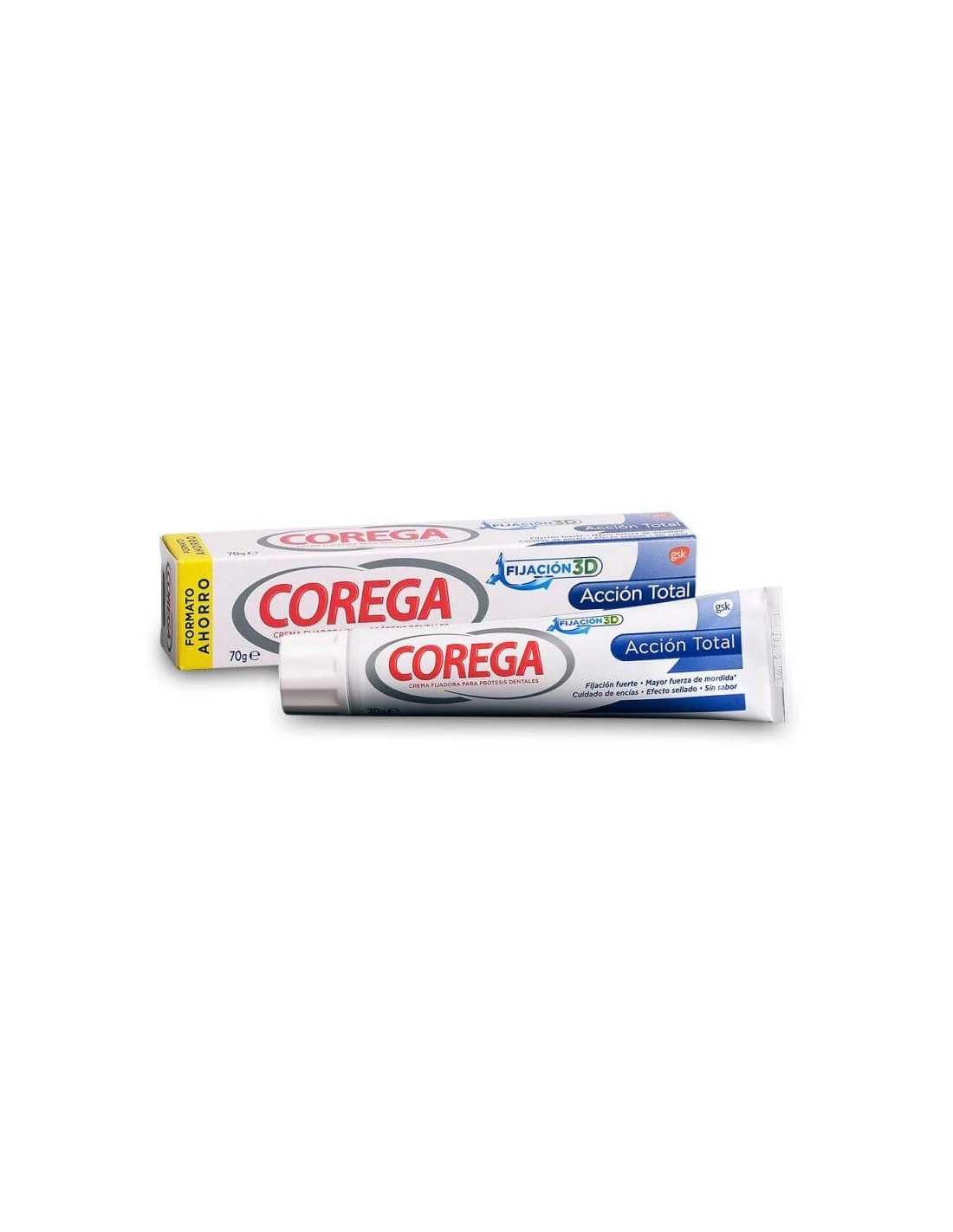 COREGA ACCION TOTAL CREMA FIJADORA 70G 1 COREGA ACCION TOTAL CREMA FIJADORA 70G