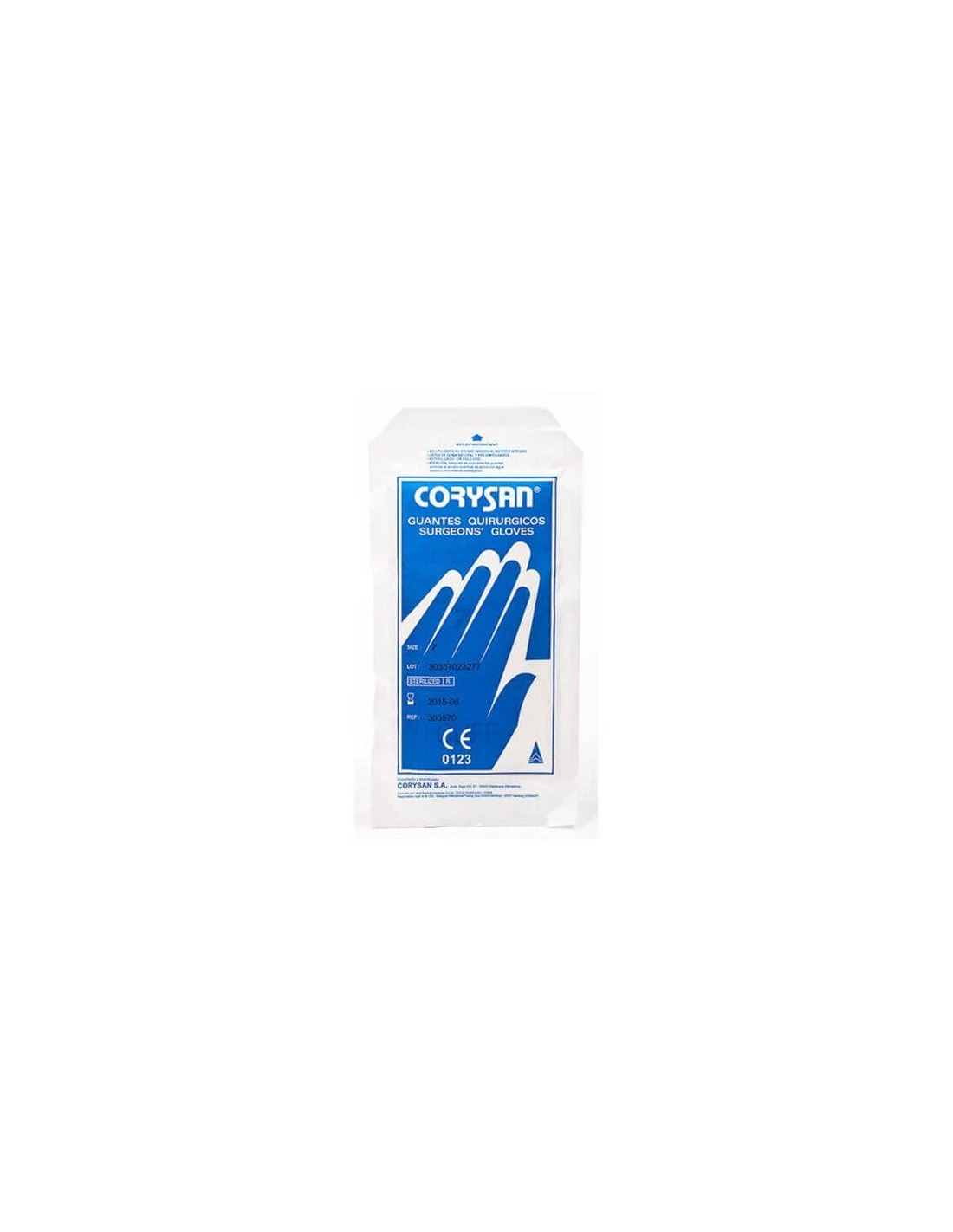 CORYSAN GUANTES QUIRURGICOS TALLA 7,5 2 UND 1 CORYSAN GUANTES QUIRURGICOS TALLA 7,5 2 UND