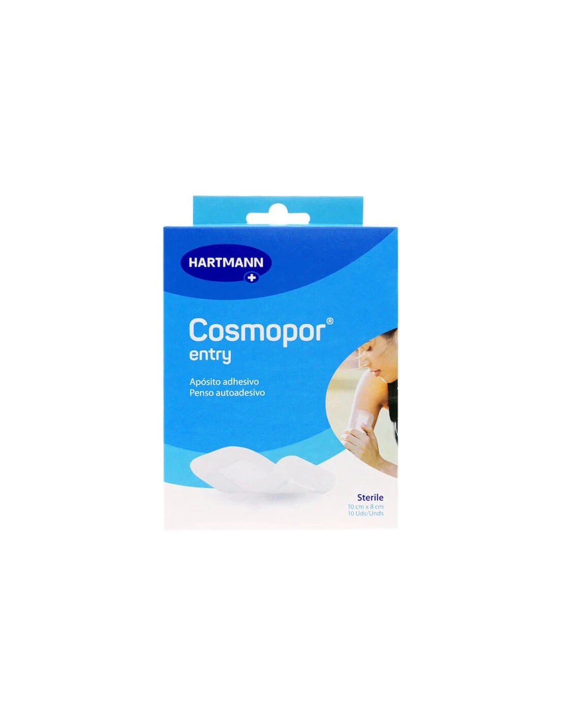 Hartmann COSMOPOR ENTRY APOSITO ESTERIL 10 CM X 8 CM 10 UNIDADES 1 Hartmann COSMOPOR ENTRY APOSITO ESTERIL 10 CM X 8 CM 10 UNIDADES