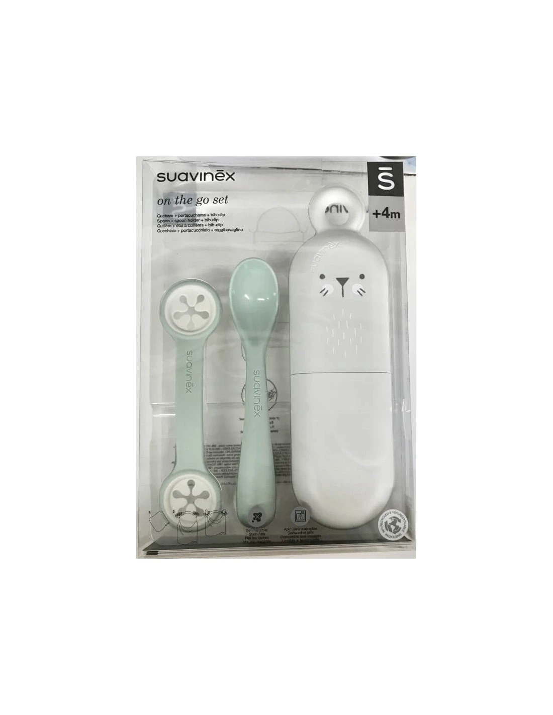 Suavinex CUBIERTO INFANTIL SET CUCHARA CON PORTACUCHARA S 3 Suavinex CUBIERTO INFANTIL SET CUCHARA CON PORTACUCHARA S - Imagen 3