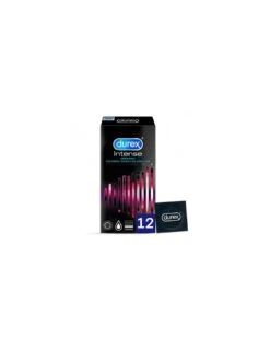 DUREX INTENSE ORGASMIC PRESERVATIVOS 12 UNIDADES