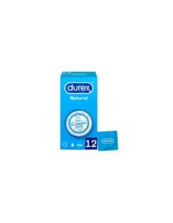 DUREX NATURAL PLUS EASY ON PRESERVATIVOS 12 UNIDADES