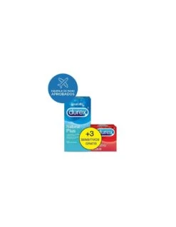 DUREX NATURAL PLUS + SENSITIVO PRESERVA 12+3 UNIDADES