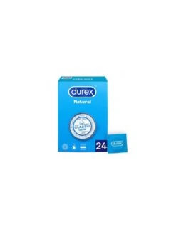 DUREX PRESERVA.NATURAL PLUS EASY ON 24 UNIDADES