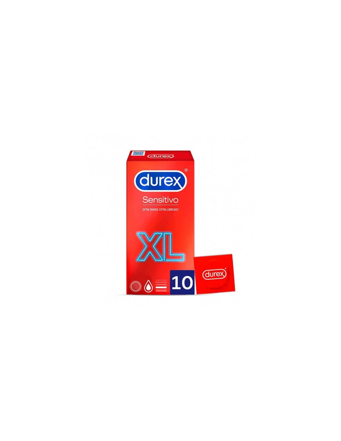 DUREX SENSITIVO XL PRESERVATIVOS 10 UNIDADES 1 DUREX SENSITIVO XL PRESERVATIVOS 10 UNIDADES
