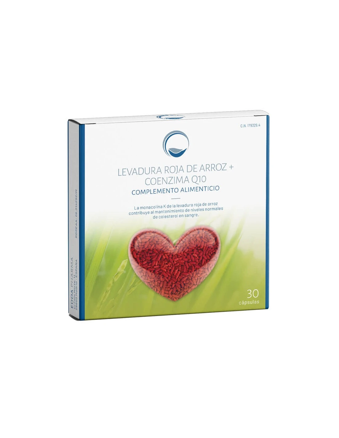 EDDA PHARMA LEVADURA ROJA DE ARROZ + COENZIMA Q10 30 CAPSULAS 1 EDDA PHARMA LEVADURA ROJA DE ARROZ + COENZIMA Q10 30 CAPSULAS