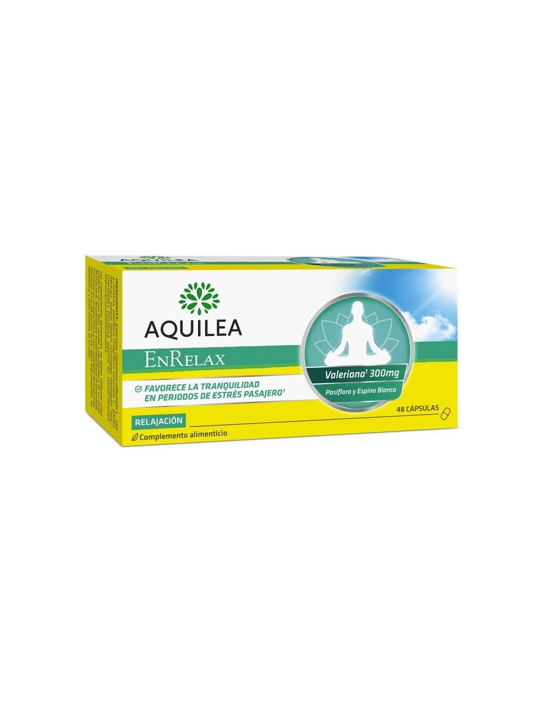 AQUILEA ENRELAX VALERIANA 300 MG 48 CAPSULAS 1 AQUILEA ENRELAX VALERIANA 300 MG 48 CAPSULAS