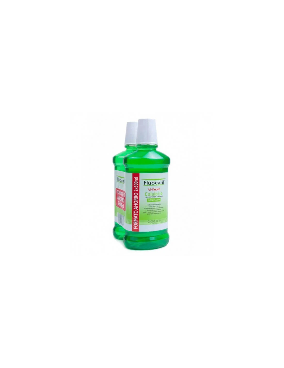 FLUOCARIL BI-FLUORE PACK COLUTORIO MENTA 2X500ML 1 FLUOCARIL BI-FLUORE PACK COLUTORIO MENTA 2X500ML