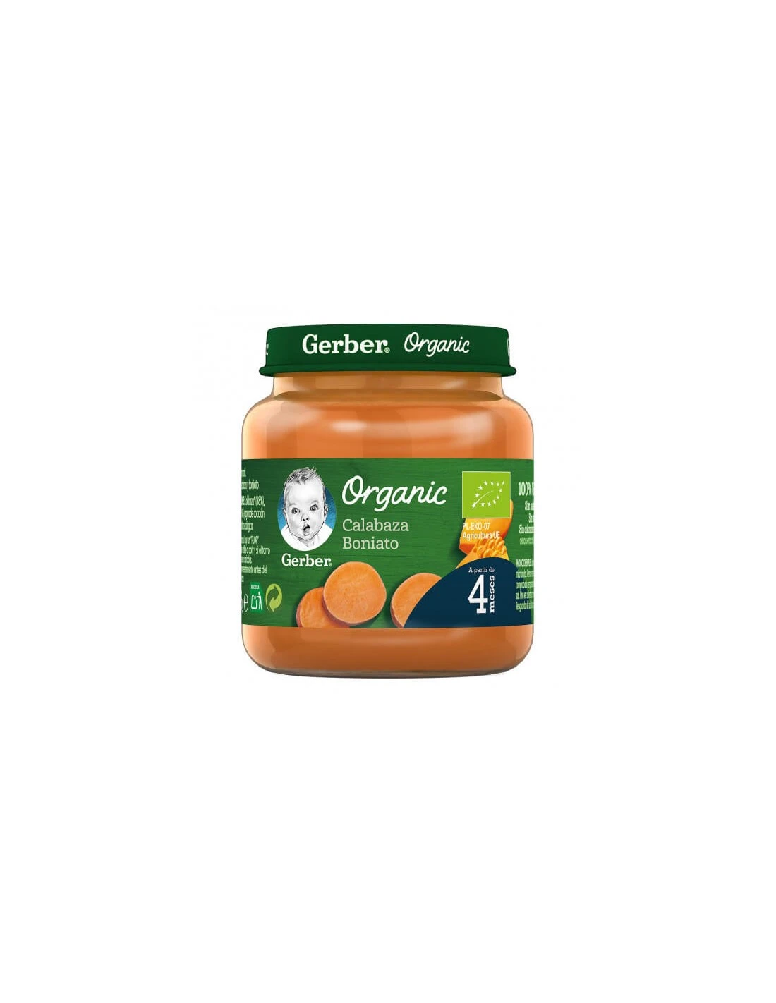 GERBER ORGANIC ZANAHORIA BONIATO 1 TARRITO 125 G 1 GERBER ORGANIC ZANAHORIA BONIATO 1 TARRITO 125 G