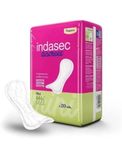 INDASEC DISCREET MINI COMPRESAS 20 UNIDADES