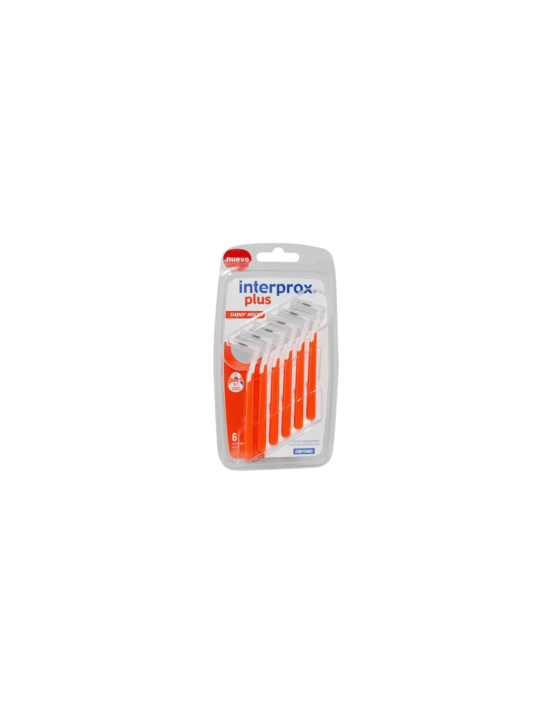 INTERPROX PLUS CEPILLO SUPER MICRO 0.7 MM 6U 1 INTERPROX PLUS CEPILLO SUPER MICRO 0.7 MM 6U