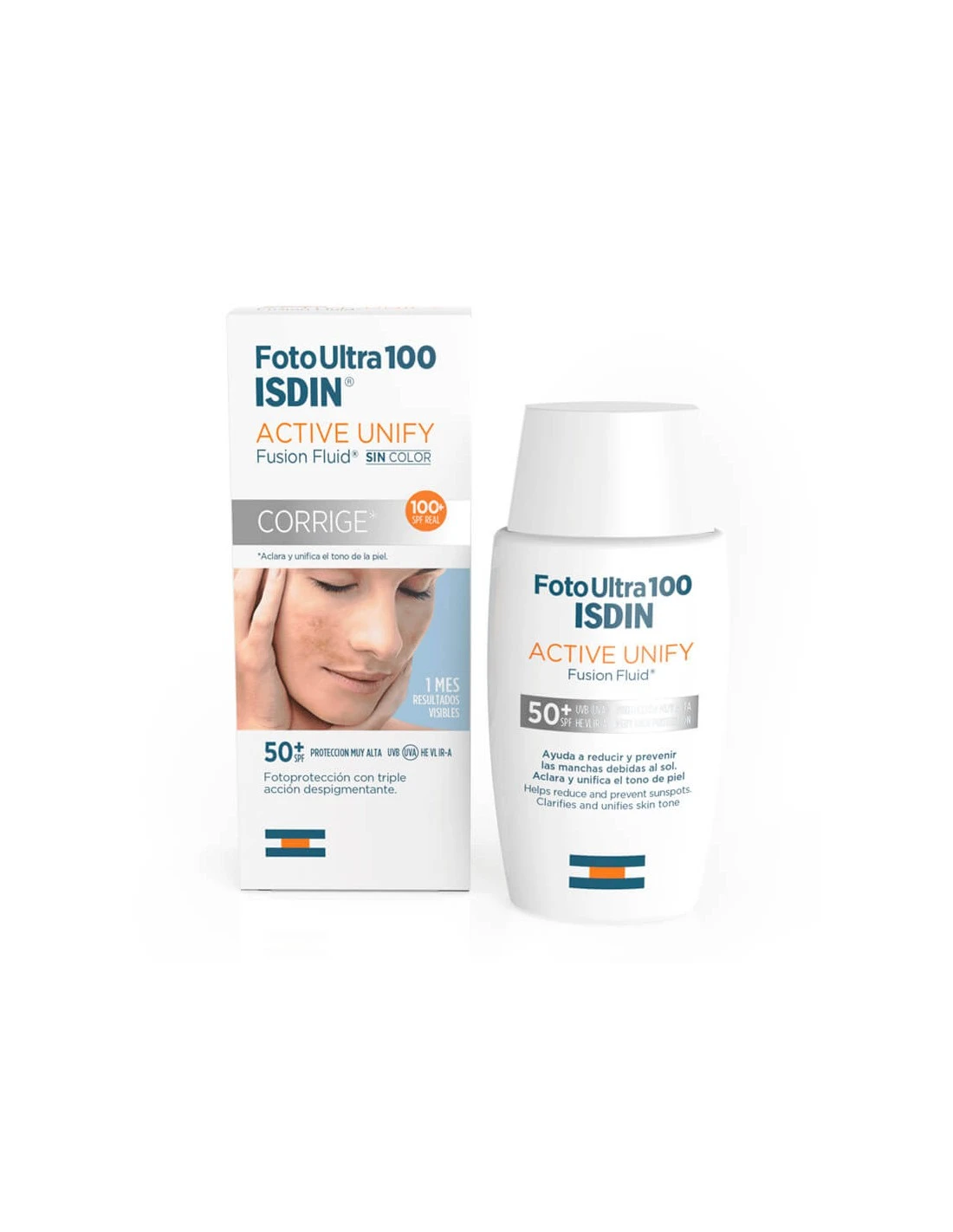 ISDIN ACTIVE UNIFY FUSION FLUID 100 SPF 50+ 50ML 1 ISDIN ACTIVE UNIFY FUSION FLUID 100 SPF 50+ 50ML