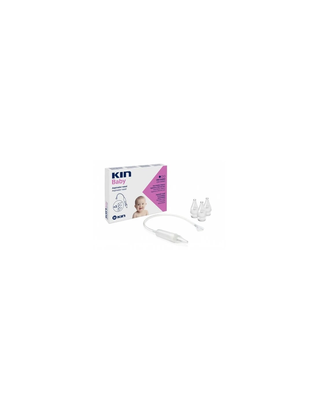 KIN BABY ASPIRADOR NASAL 1 UNIDAD 1 KIN BABY ASPIRADOR NASAL 1 UNIDAD
