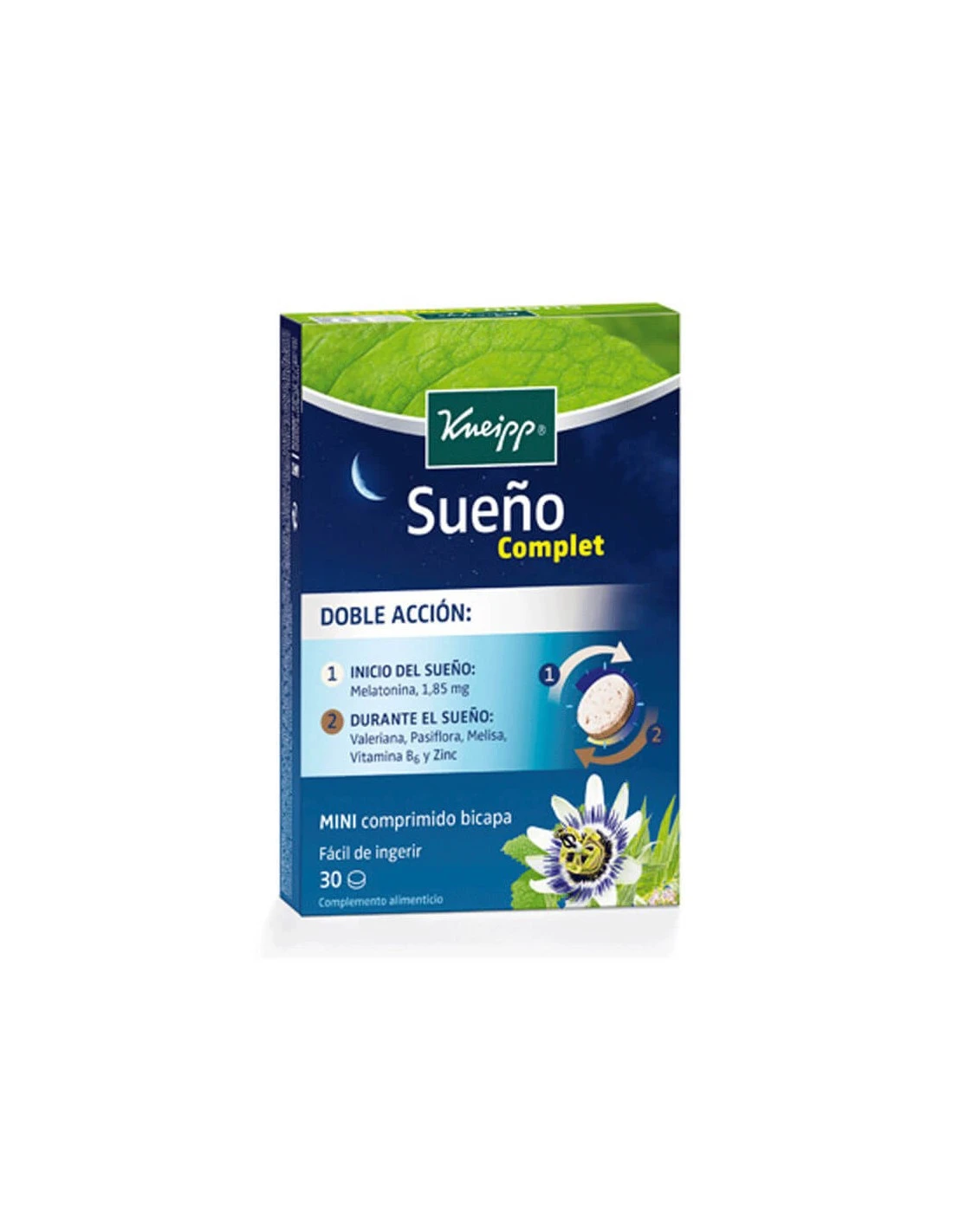 Hartmann KNEIPP SUEÑO COMPLET 30 COMPRIMIDOS BICAPA 1 Hartmann KNEIPP SUEÑO COMPLET 30 COMPRIMIDOS BICAPA