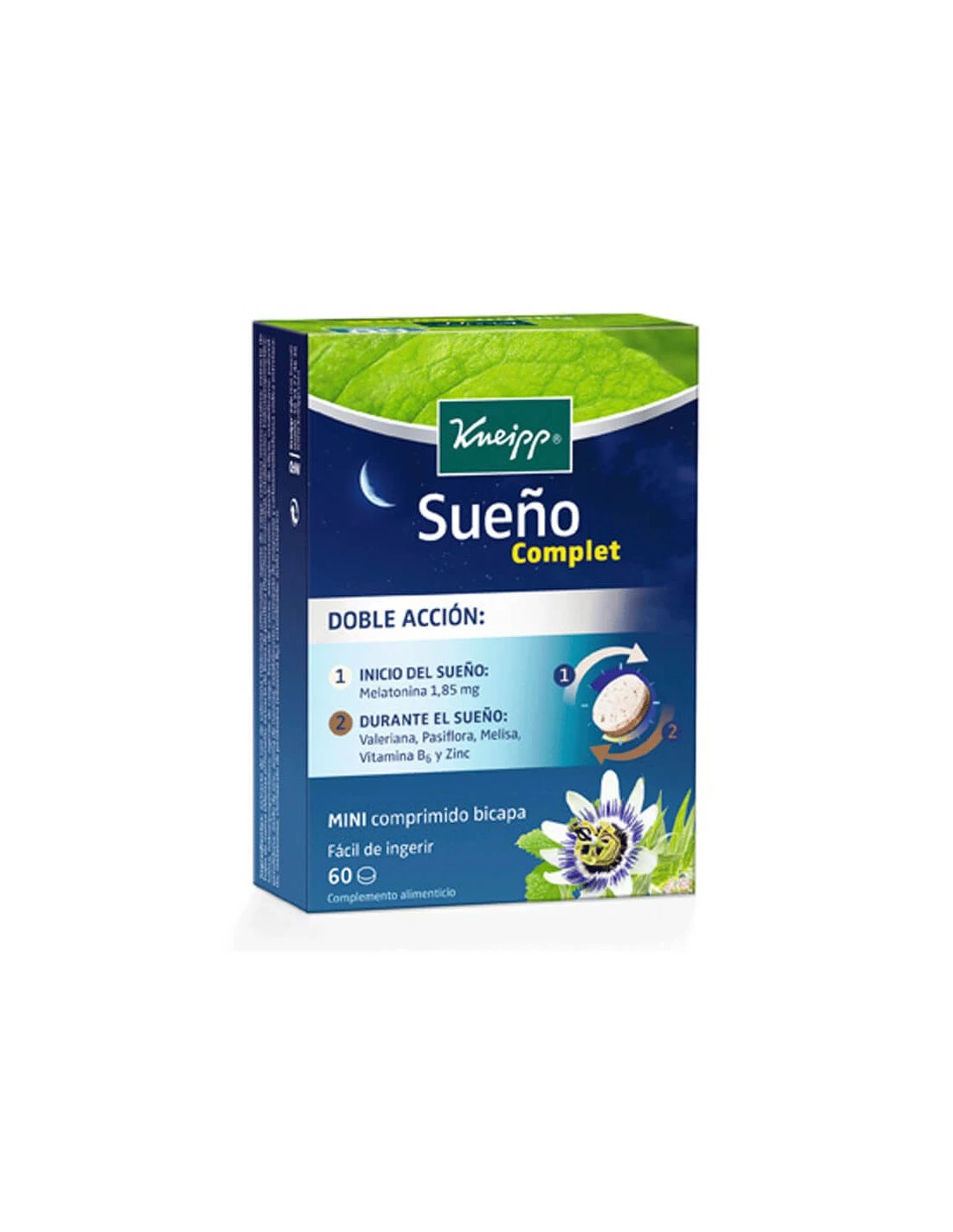 Hartmann KNEIPP SUEÑO COMPLET 60 COMPRIMIDOS BICAPA 1 Hartmann KNEIPP SUEÑO COMPLET 60 COMPRIMIDOS BICAPA