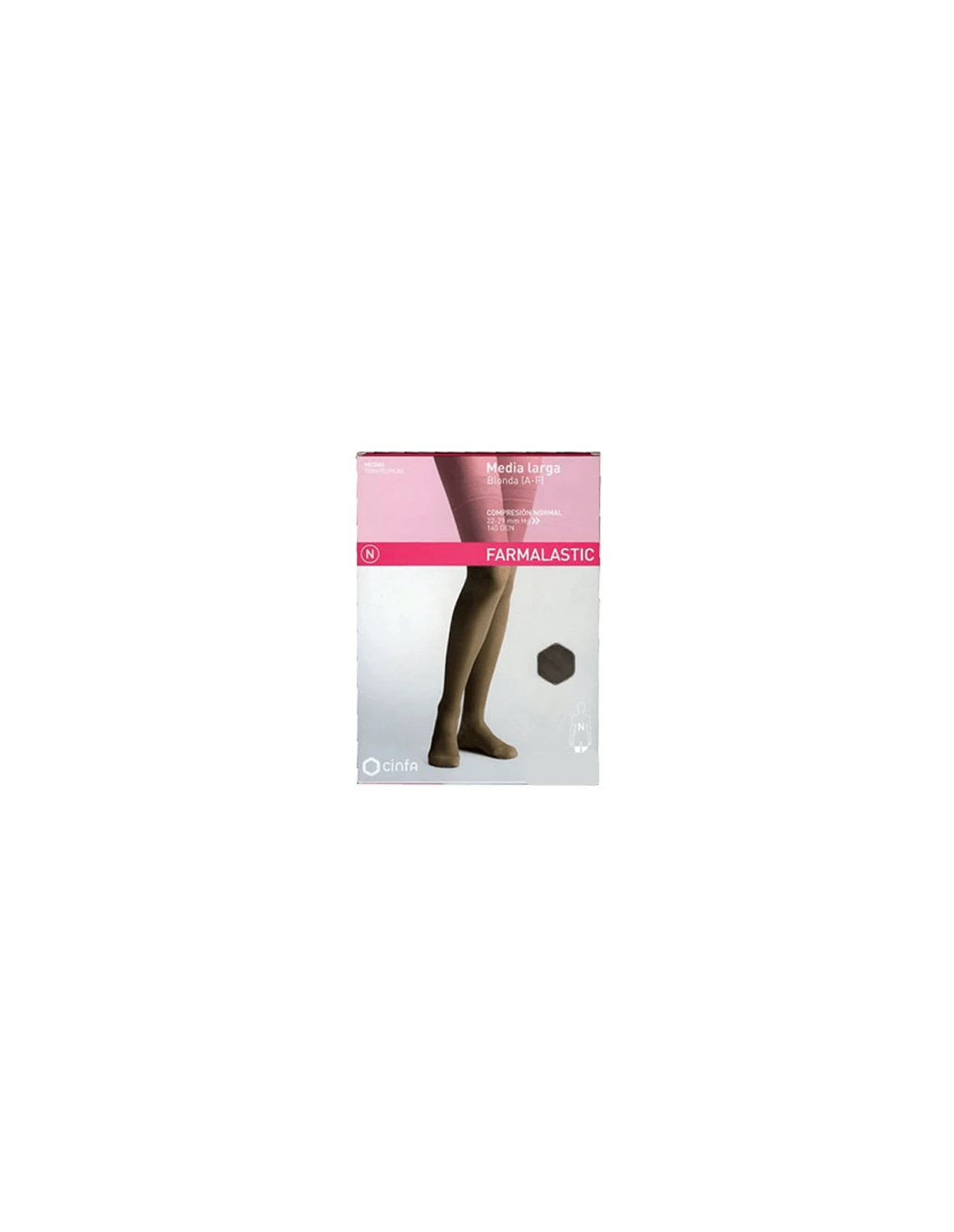 MEDIA FARMALASTIC LARGA COMPRESION NORMAL BLOND TALLA MEDIANA NEGRA 1 MEDIA FARMALASTIC LARGA COMPRESION NORMAL BLOND TALLA MEDIANA NEGRA