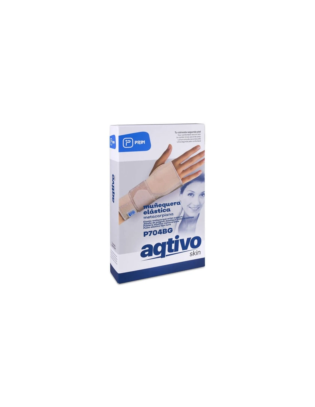 MUÑEQUERA METACARPIANA PRIM AQTIVO SKIN ELASTICA TALLA S 1 MUÑEQUERA METACARPIANA PRIM AQTIVO SKIN ELASTICA TALLA S