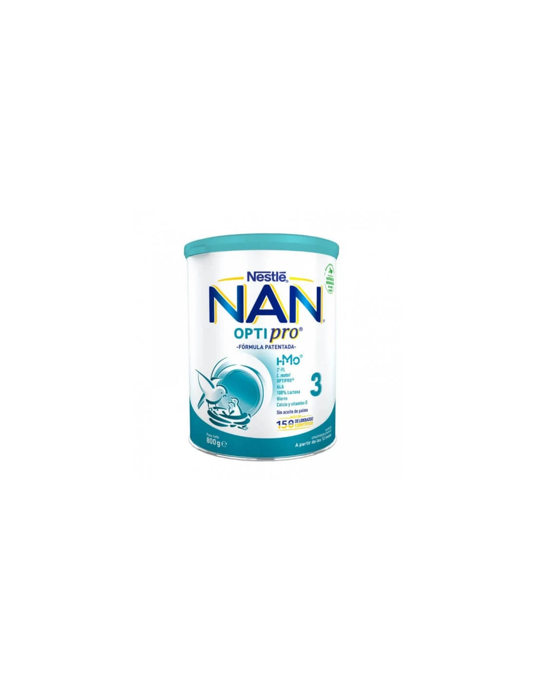 NAN 3 OPTIPRO LECHE CRECIMIENTO 800 G 1 NAN 3 OPTIPRO LECHE CRECIMIENTO 800 G
