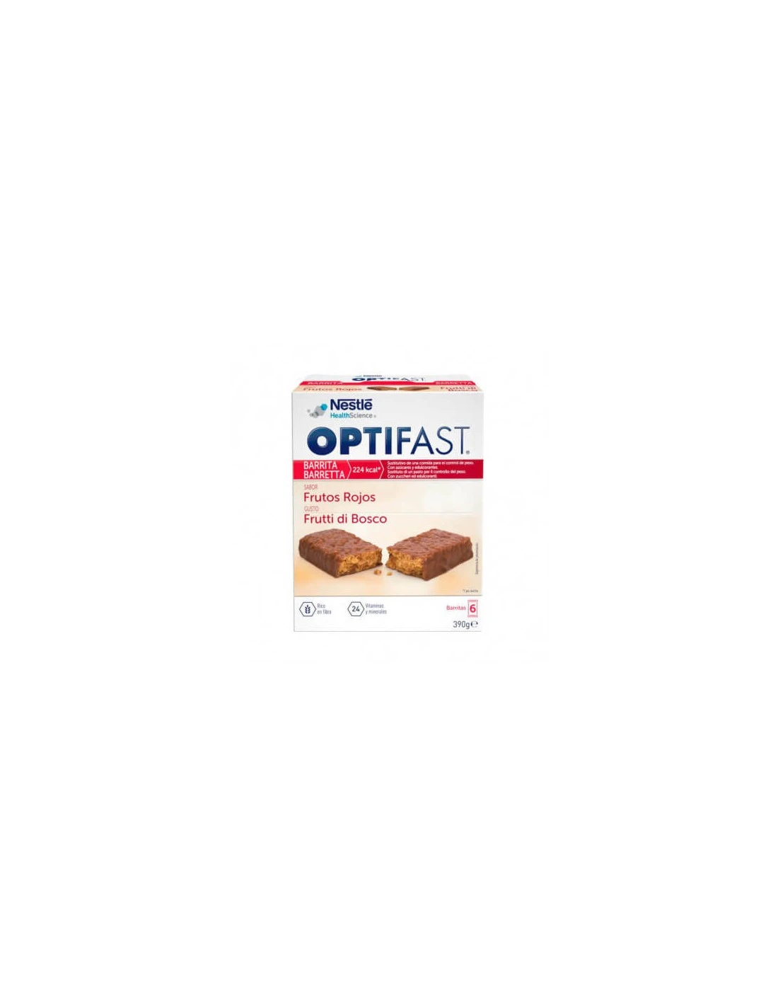 NESTLE OPTIFAST BARRITAS FRUTAS DEL BOSQUE 6 UNIDADES 1 NESTLE OPTIFAST BARRITAS FRUTAS DEL BOSQUE 6 UNIDADES