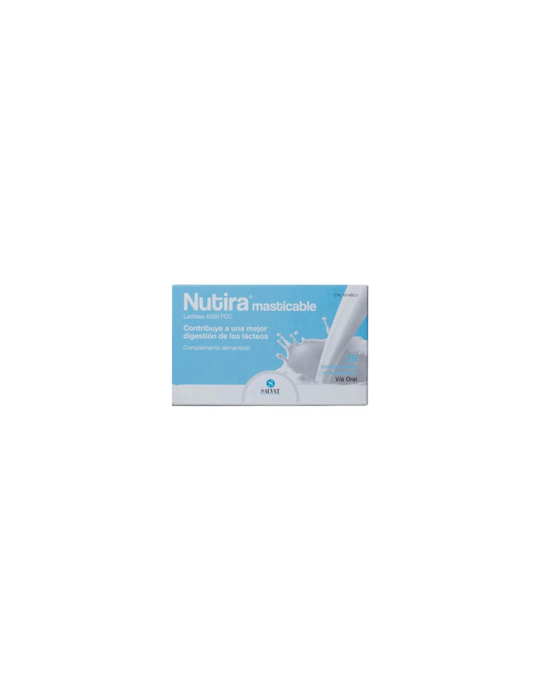 NUTIRA LACTASA 4500 FCC 28 COMPRIMIDOS MASTICABLES 1 NUTIRA LACTASA 4500 FCC 28 COMPRIMIDOS MASTICABLES