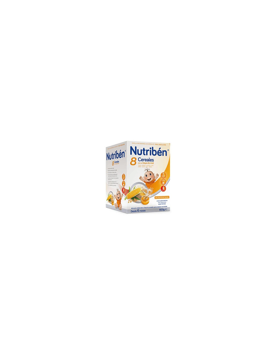 NUTRIBEN 8 CEREALES MIEL 600 G 1 NUTRIBEN 8 CEREALES MIEL 600 G