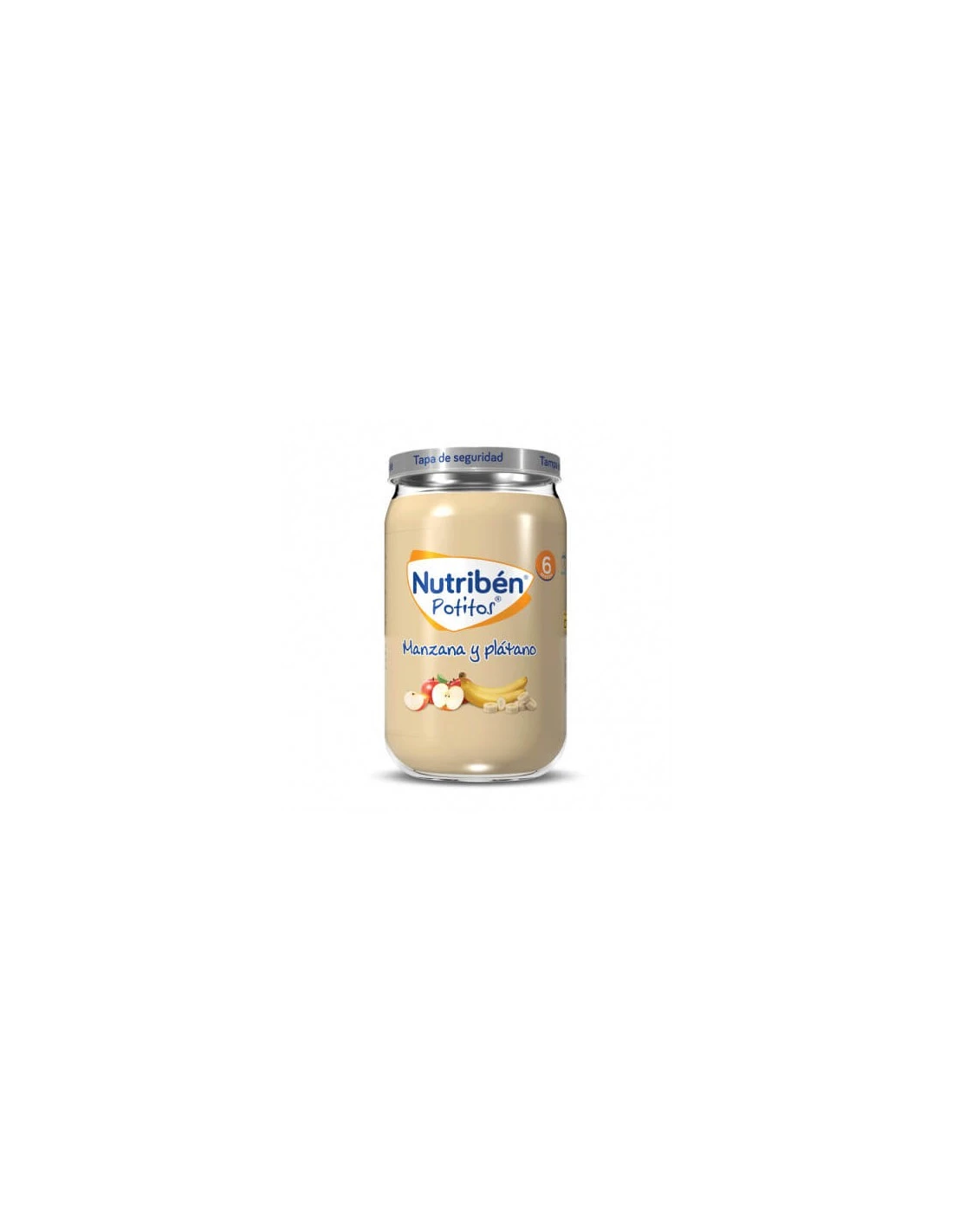 NUTRIBEN MANZANA Y PLATANO POTITO 235 G 1 NUTRIBEN MANZANA Y PLATANO POTITO 235 G