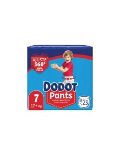 PAÑAL INFANTIL DODOT PANTS TALLA 7 +17 KG 23 UNIDADES