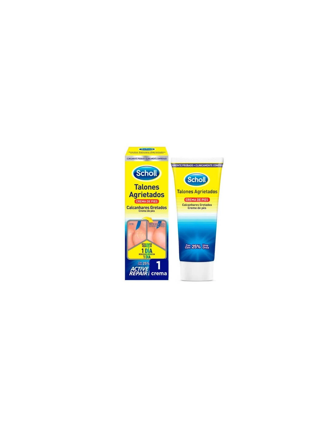 SCHOLL CREMA TALONES AGRIETADOS 60 ML 1 SCHOLL CREMA TALONES AGRIETADOS 60 ML