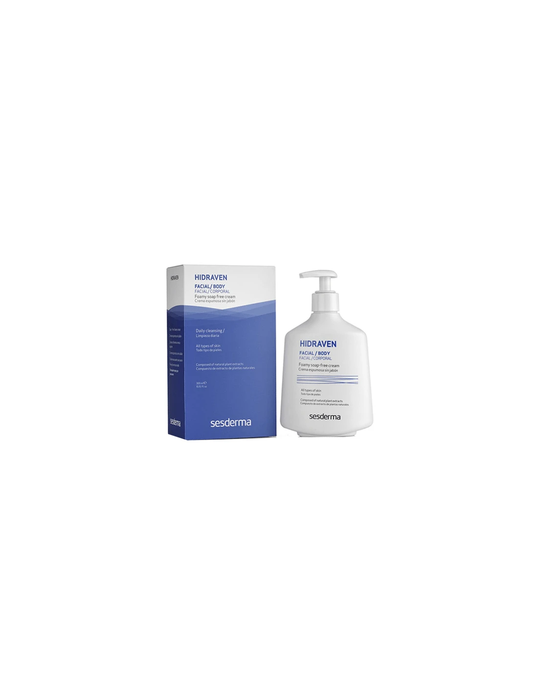 SESDERMA HIDRAVEN CREMA ESPUMOSA SIN JABON 300 ML 1 SESDERMA HIDRAVEN CREMA ESPUMOSA SIN JABON 300 ML