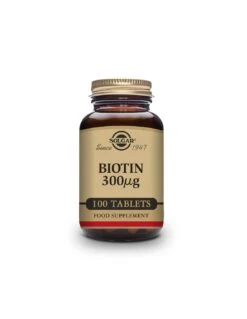SOLGAR BIOTINA 300 MCG 100 COMPRIMIDOS