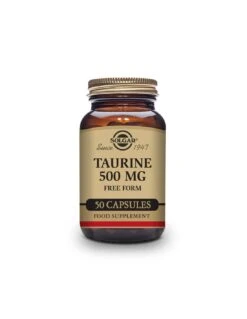 SOLGAR TAURINA 500 MG 50 CAPSULAS