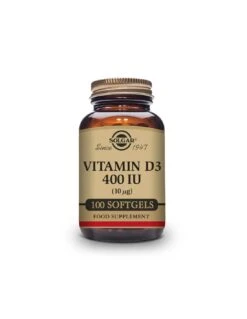SOLGAR VITAMINA D3 400 UI 10 MCG 100 PERLAS