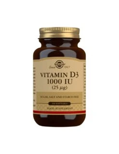 SOLGAR VITAMINA D3 1000 UI 25 MCG 100 CAPSULAS BLANDAS