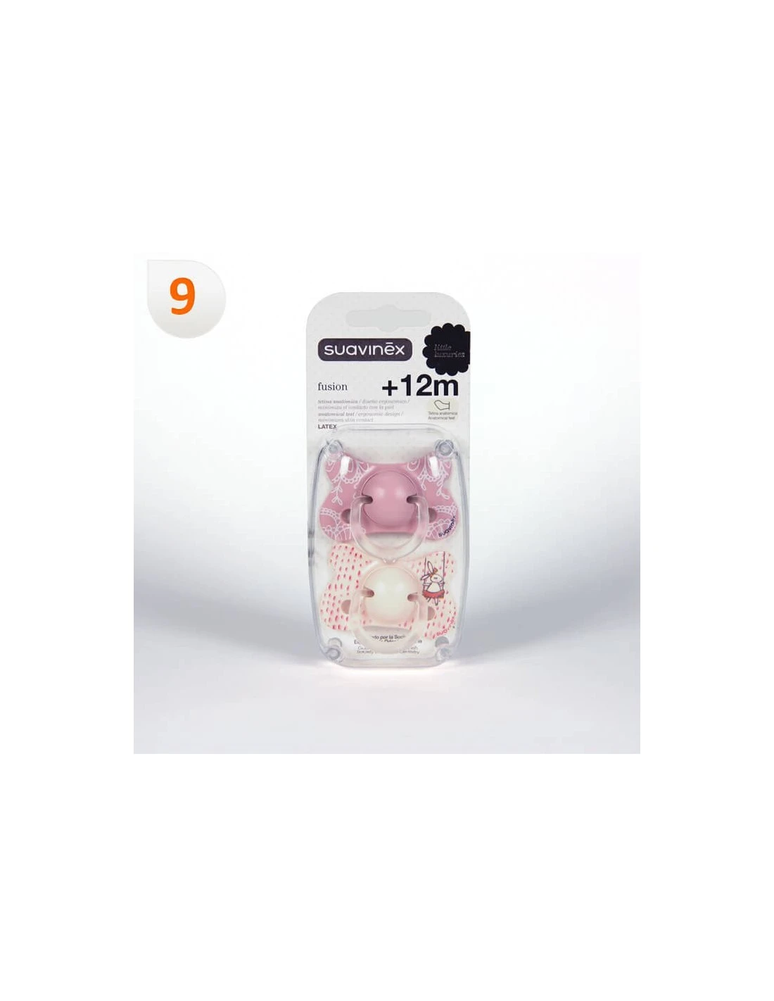 SUAVINEX CHUPETE ANATÓMICO TETINA ANATÓMICA LATEX +12 MESES 2 UNIDADES 1 SUAVINEX CHUPETE ANATÓMICO TETINA ANATÓMICA LATEX +12 MESES 2 UNIDADES