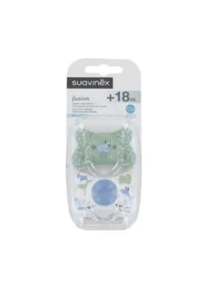 SUAVINEX CHUPETE FUSION ANATOMICO SILICONA +18M 2 UNIDADES